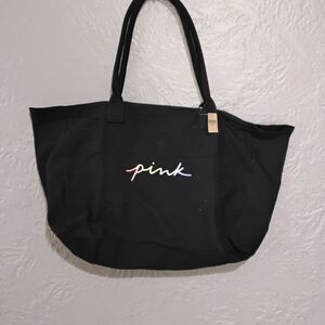 PINK Victoria's Secret Black Tote Bag